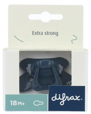Productafbeelding van Difrax Fopspeen Natural 18 maand Blackbrry (1 stuk)