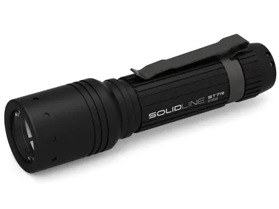 Zdjęcie produktu dla Ledlenser ST7R, Latarka ręczna, Czarny, Aluminium, Przyciski, IP54, -20 - 40 °C