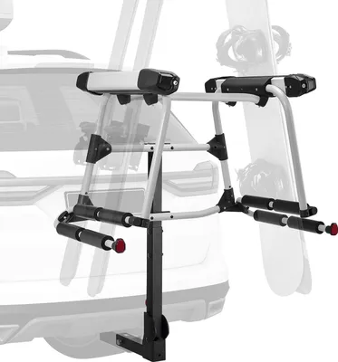 Immagine prodotto di Portasci e portasnowboard - Portapacchi - Fino a 6 paia di sci/4 snowboard - Chiusura con serratura - Imbottitura in gomma - Cintura di sicurezza - Universale per barre trasversali