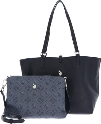 Image de U.S. POLO ASSN. sac shopper sac à épaule Malibu Shopping Bag Navy bleu marine
