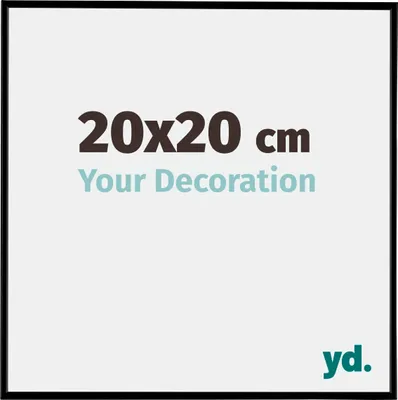 A graphic displaying product size and a slogan.