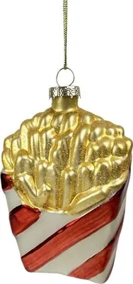 Obrázek produktu pro Ozdoba Vánoční Hranolky 7X4X11,5Cm Sklo
