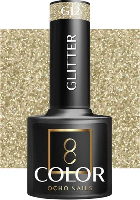 Image de Ocho Nails Vernis hybride pailleté G12 -5 G