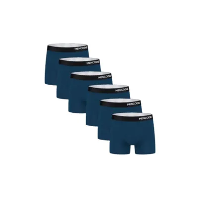 Obrázek produktu pro balení 6 pánských boxerek z modalu x micro, elastické pánské kalhoty - MENCODE Blue L
