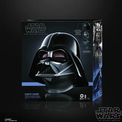Zdjęcie produktu dla Hasbro Star Wars: Elektroniczna Hełm Darth Vader - Akcesorium Obi Wan Kenobi