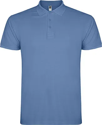 Immagine prodotto di Roly PO6638 | Polo Star da uomo, Piqué - Colore: Riviera Blue 261 - Taglia: XXL