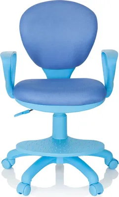 Produktbild von hjh OFFICE detská otočná stolička KID COLOUR stolová stolička pre deti výškovo nastaviteľná s podrúčkami látka
