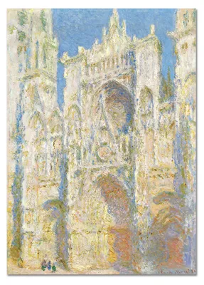 Immagine prodotto di Giallobus - Cattedrale di Rouen - Claude Monet - 50L x 70l cm - Quadro - Vetro acrilico