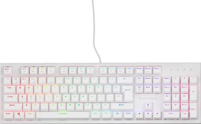 Obrázok produktu pre GENESIS Thor 303, Kábel, USB, Mechanický spínač kláves, QWERTY, RGB LED, Biela