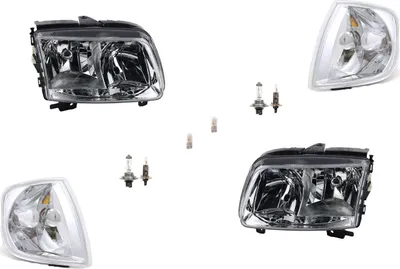 Productafbeelding van Johns, koplampen geschikt voor VW Polo 6N, modeljaren 1999-2001, links en rechts, set inclusief lampen en richtingaanwijzers