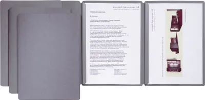 Produktbild von PAGNA Präsentations / Bewerbungsmappe "Sprint" grau DIN A4