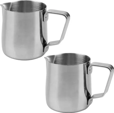 Produktbild von Edelstahl Milchkanne 2er Set 150ml