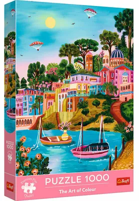Zdjęcie produktu dla Trefl Premium Plus Quality 1000 el. The Art of Colour: Siros, Grecja, 1000 szt., Artystyczny