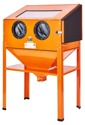 Image de Cabine de sablage VEVOR 60 gallons, cabine de sablage 40-120 PSI avec support, cabine de sablage robuste en acier avec pistolet de sablage et 4 buses en céramique pour l'élimination de la peinture, des taches et de la rouille