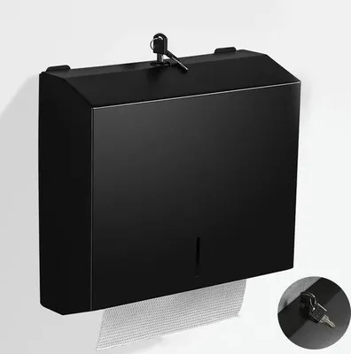 Immagine prodotto di Distributore di fazzoletti di carta - Scatola di fazzoletti - Porta fazzoletti - Scatola per fazzoletti - Dispenser per fazzoletti - Contenitore per fazzoletti - Scatola di fazzoletti - Distributore di asciugamani di carta - Nero