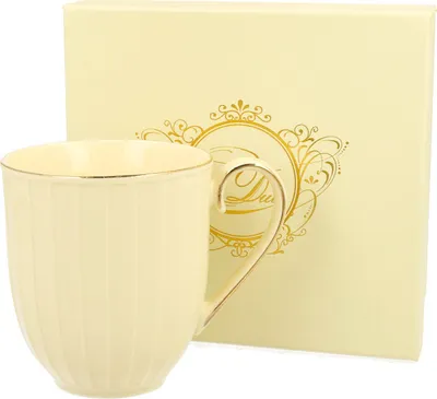 Produktbild von DUO ECRU Becher 400 ml NINA New Bone China Porzellan