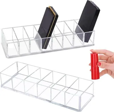 Produktbild von Kleine Acryl Make-up Organizer mit Fächern