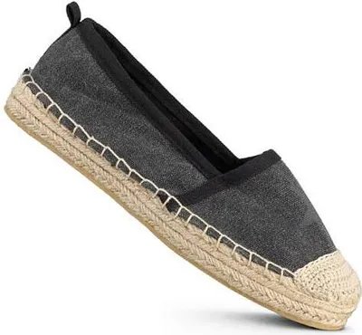 Produktbild von Damen Mokassins Slip On Loafer Ballerina Slipper Halbschuhe Mango Schwarz Gr.37