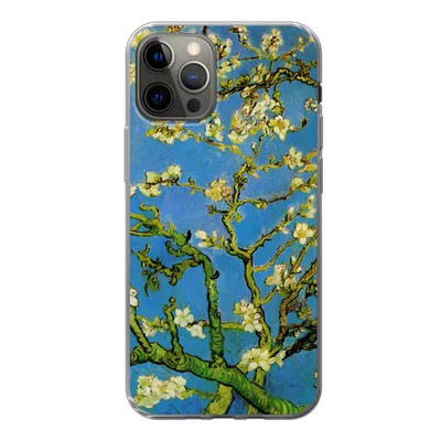Produktbild von MuchoWow® Handyhülle Schutzhülle Hülle für iPhone 12 Pro Mandelblüte - Vincent van Gogh Silikon Softcase Handy Hülle - Abdeckung