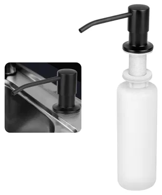 Produktbild von Eingebauter Seifenspender für die Küchenspüle, Spülmittelspender aus Edelstahl, Tischpumpe mit 300-ml-Flasche