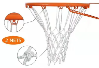 Imagen del producto de INF Red de baloncesto de poliéster resistente de 5 mm de grosor