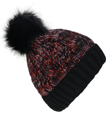 Produktbild von Dehnbare Outdoor Mütze mit Bommel und Futter, Einheitsgröße, in 6 Farben