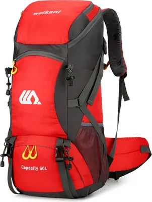 Obrázek produktu pro 50 l vodoodpudivý turistický batoh, outdoorový sportovní batoh, cestovní taška pro kempování, horolezectví, cestování