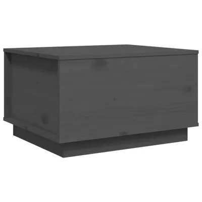 Produktbild von vidaXL Couchtisch Grau 60x50x35 cm Massivholz Kiefer