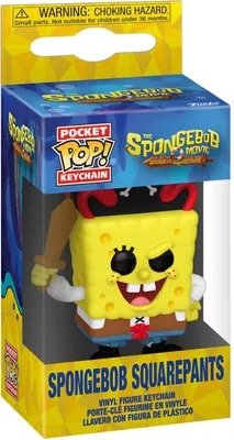 Productafbeelding van The SpongeBob Movie (2025) POP! Vinyl sleutelhanger, 4 cm. Displayverpakking (12 stuks) van SpongeBob SquarePants