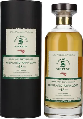 Produktbild von Signatory Vintage 18 Years Old HIGHLAND PARK The Decanter Collection 2006 52% Vol. 0,7l in Geschenkbox