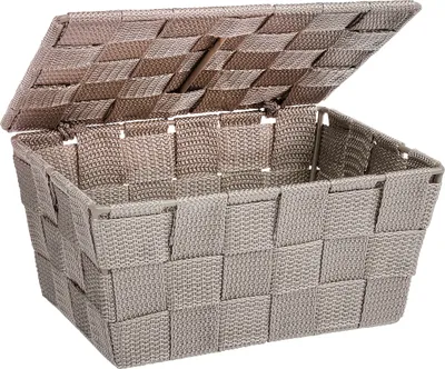 Produktbild von Aufbewahrungskorb mit Deckel Adria Taupe