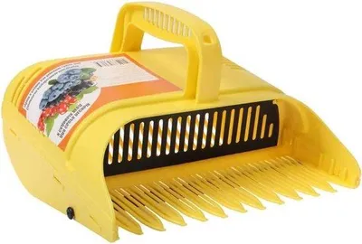 Produktbild von Blaue Beerenpflücker Kamm Schaufel 22x14x17cm Plastik