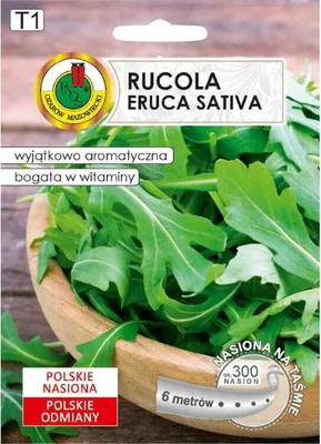 Obrázek produktu pro Semena rukoly Eruca Sativa na 6m pásku pro domácí a zahradní pěstování