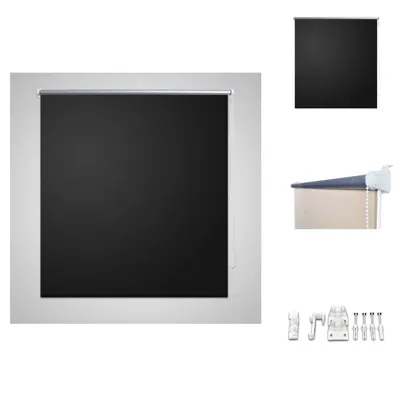 Obrázek produktu pro Zatemňovací roleta Zatemňovací roleta 80 x 175 cm černá - Žaluzie a rolety