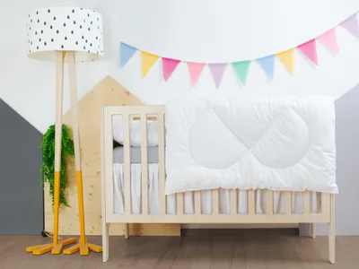 Produktbild von Set für Babys: Kopfkissen und Decke für Babybett
