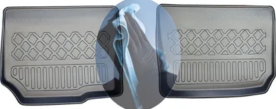 Produktbild von Z521192 TPE-Gummifußmatten kompatibel mit  Opel Zafira  B Van Kombi 5-türer 2005-2014 7-Sitzer, 3. Sitzreihe