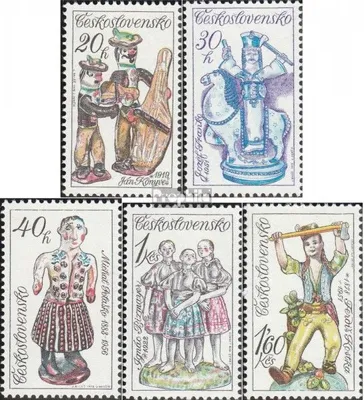 Produktbild von Briefmarken Tschechoslowakei 1978 Mi 2479-2483 (kompl.Ausg.) postfrisch Keramiken