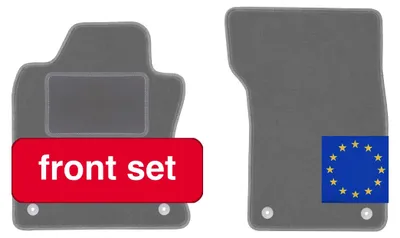 Immagine prodotto di Tappetini per auto, materiali resistenti, su misura, grigi