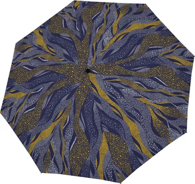 Produktbild von doppler Taschenregenschirm Regenschirm Fiber Magic Whisper Blue dunkelblau