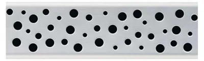 Produktbild von Alcadrain Duschrost BUBLE für Duschrinnen, Edelstahl-Matt 1450 mm