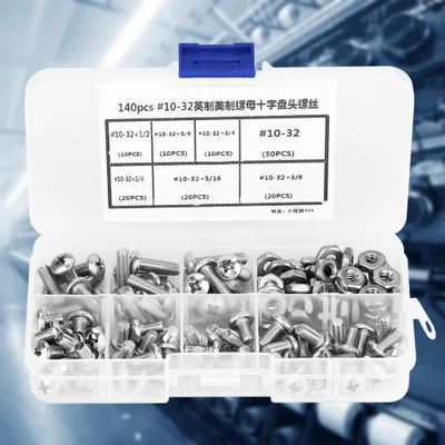 Obrázok produktu pre Skrutky, matice, skrutky, sortiment matíc a skrutiek, spojovací materiál, príslušenstvo na opravy