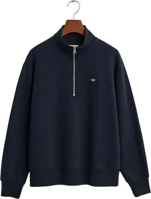 Immagine prodotto di Gant 4200561 Felpa con mezza zip Blu S Donna Blu S