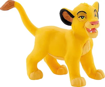 Produktbild von Bullyland Der König Der Löwen Disney Simba-figur 7 Cm Gelb Gelb One Size