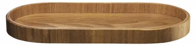 Produktbild von ASA Selection wood Holztablett Oval, Holz Tablett, Serviertablett, Weidenholz, 35.5 x 16.5 cm, 53696900