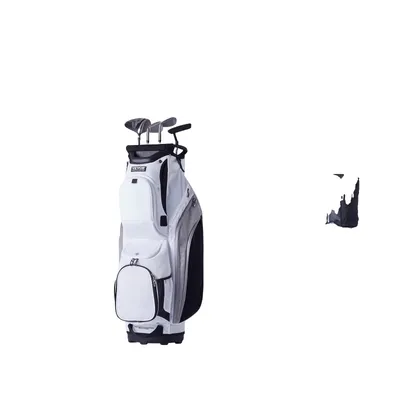 Obrázok produktu pre Taška na golfový vozík, organizér so 14 priehradkami, odolný nylonový materiál , biela