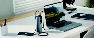 Produktbild von ALOGIC AP27KPB160W, 27600 mAh, Power Delivery, Silber