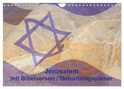 Produktbild von Jerusalem mit Bibelversen / Geburtstagsplaner (Wandkalender 2027 DIN A4 quer), CALVENDO Monatskalender