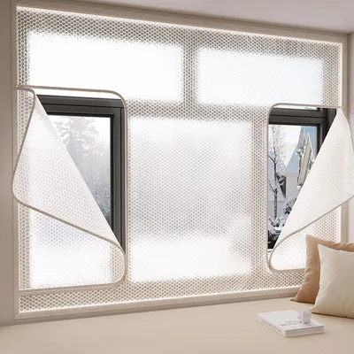 Imagen del producto de Solidchoice: Película aislante para ventanas - Protección eficaz en invierno