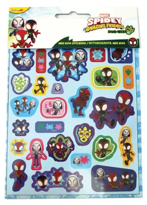 Produktbild von Marvel Spidey and His Amazing Friends Dino-Webs Aufkleberset mit 600