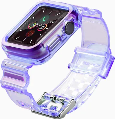 Produktbild von Armband Light Set Silikon Band Armband Armband Gehäuse Für Uhr 3 38Mm / Uhr 2 38Mm Lila